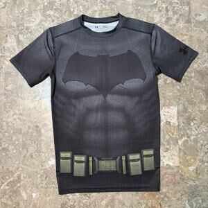Under Armour Compression Shirt Mens Large Batman Ben Affleck Alter Ego Gym